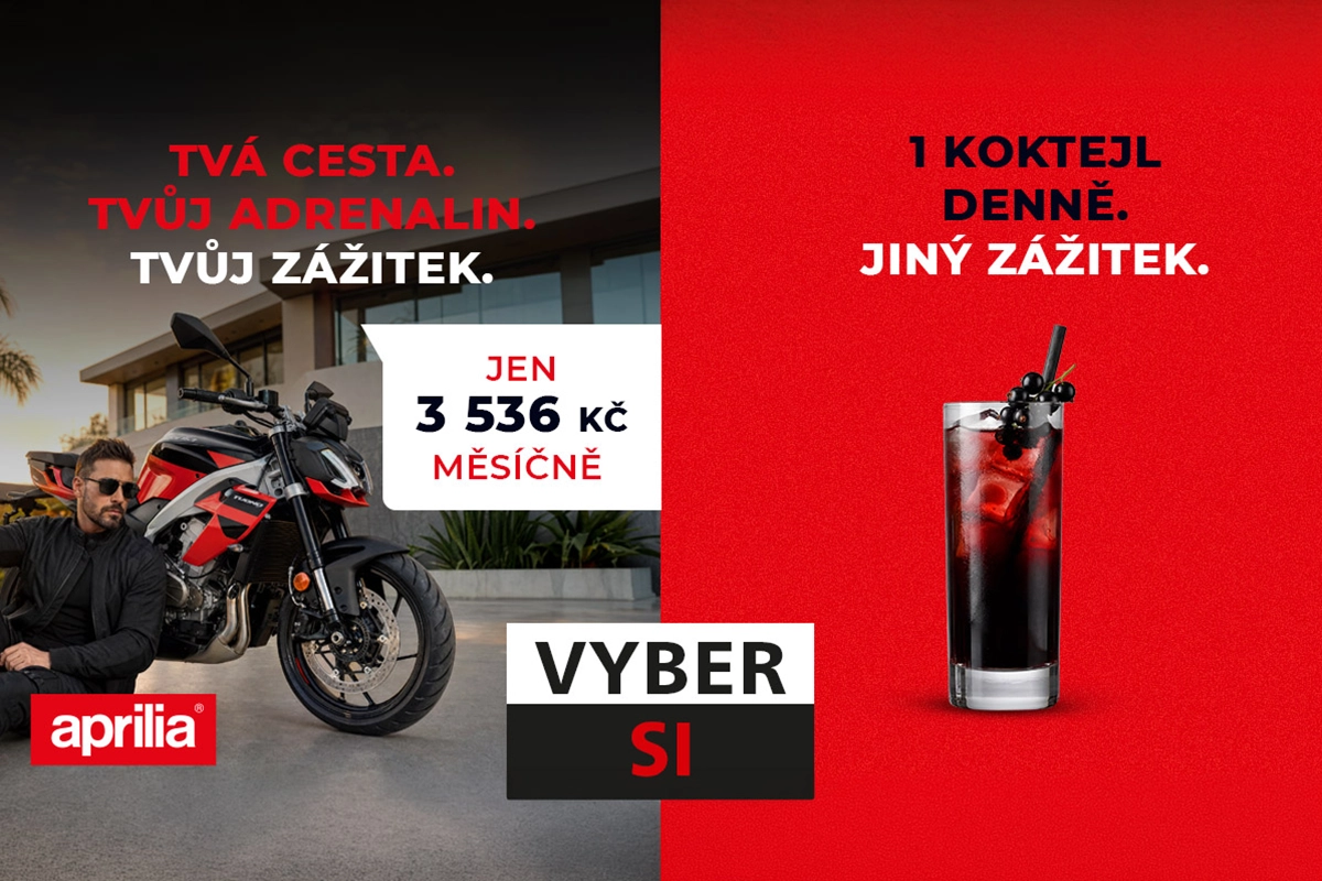 Vyjeď na své Aprilii už dnes – s nízkou měsíční splátkou